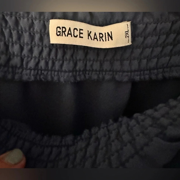 Grace Karin Navy Tiered Dress size xxl - Picture 3 of 8